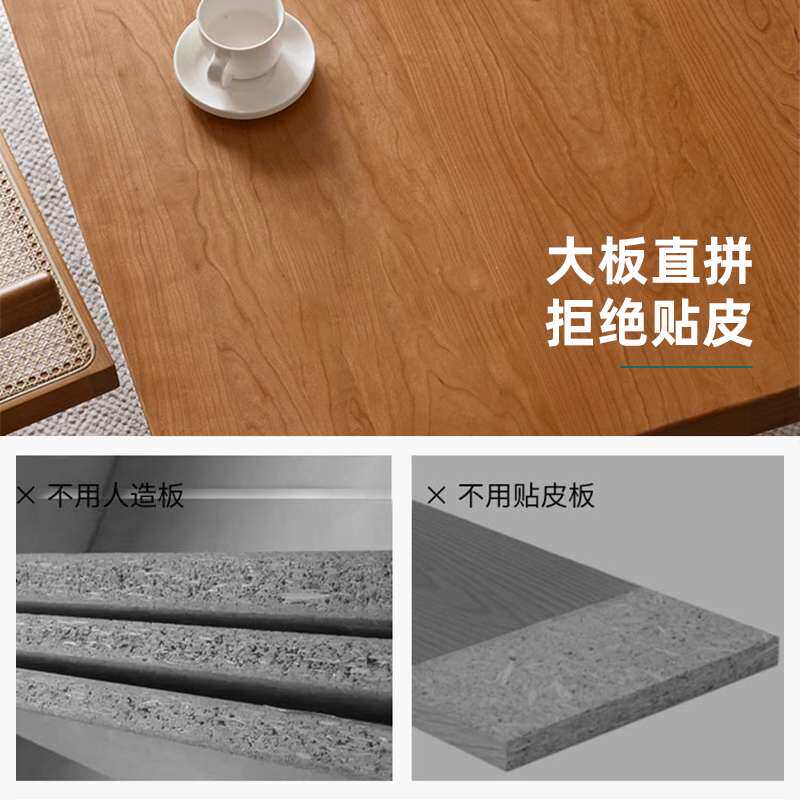 实木电脑桌台式简约现代双人桌子家用卧室办公桌电竞桌书桌学习桌