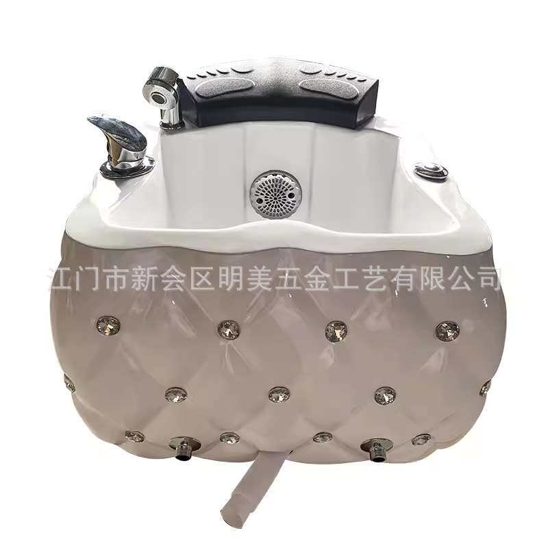 沐足店用亚克力足浴盘洗脚盆足浴冲浪彩灯沐足盆泡脚池泡脚桶