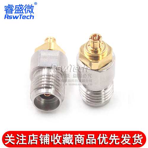 毫米波转接器 SSMP/2.92-KKG高频双通头 SSMP母转2.92MM母 DC-40G