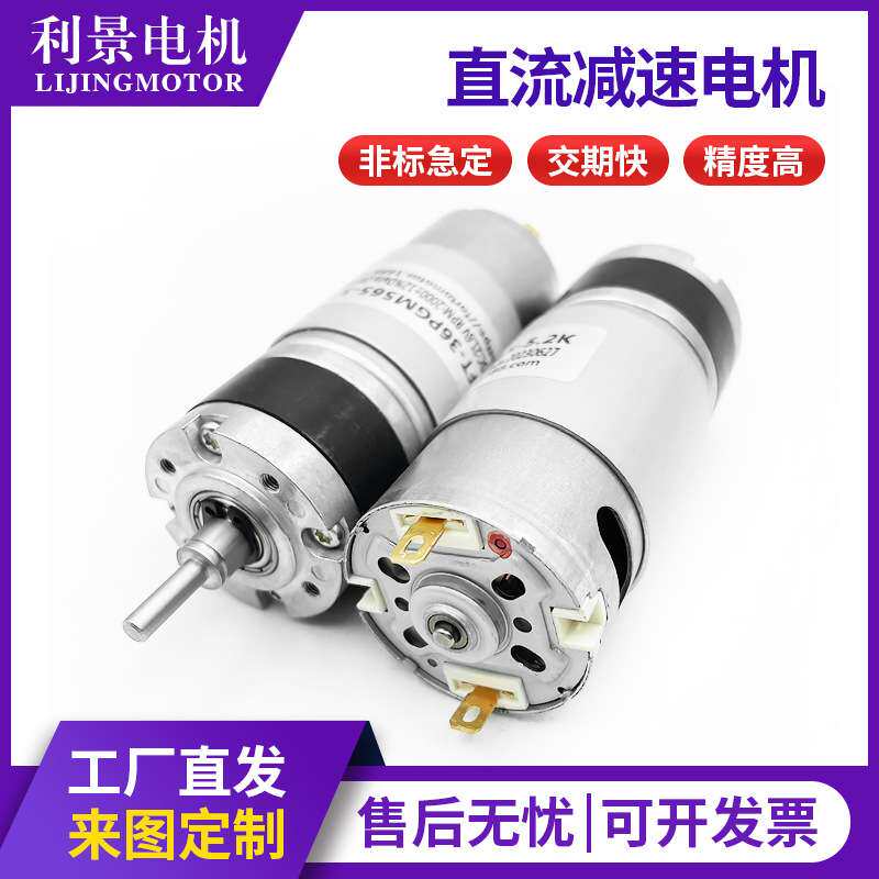 36PGM565 洗地机偏心轮直流减速电机展示架摇头减速电机微型马达