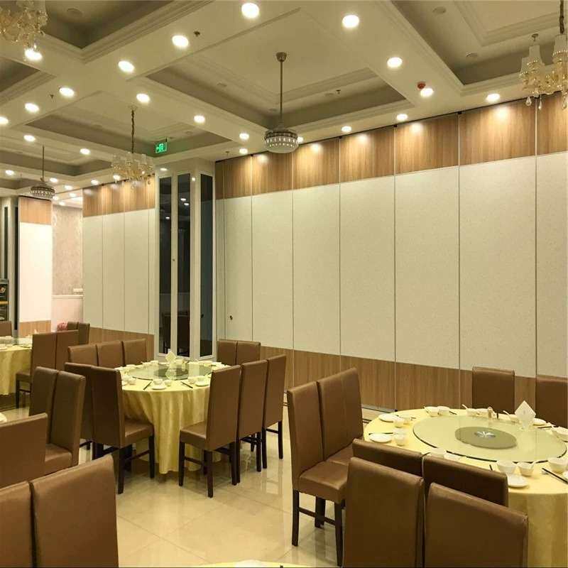 酒店电动移动隔断隔音墙活动折叠隔断墙吊趟门隔墙隔音商用可移动