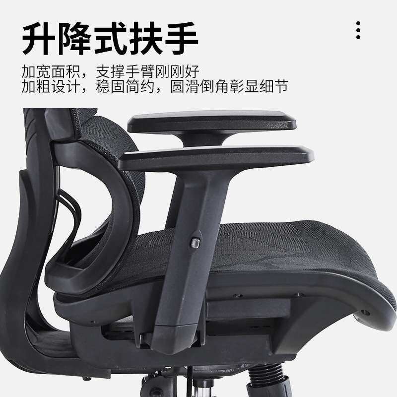 双节腰款人体工学椅电脑椅家用多功能办公椅学生宿舍学习坐椅
