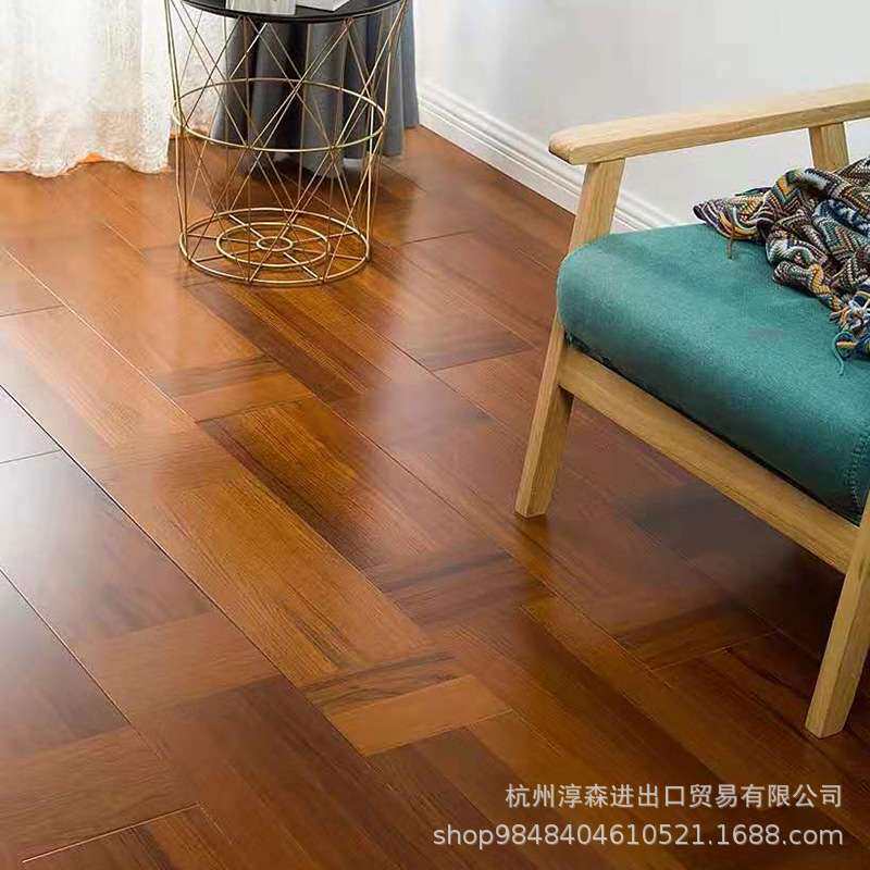 橡木横竖拼自由拼木地板黑胡桃黑檀酸枝亚花梨柚木自由拼木地板