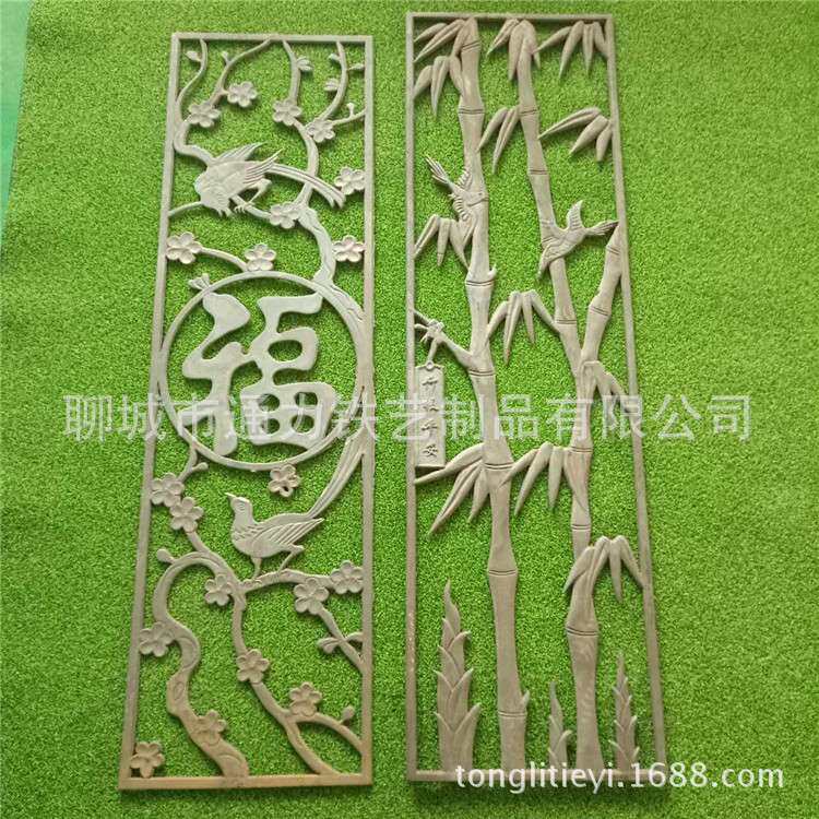 河北廊坊加工可做 铸铁花 铁艺配件铸造大门花片铸造围栏花片