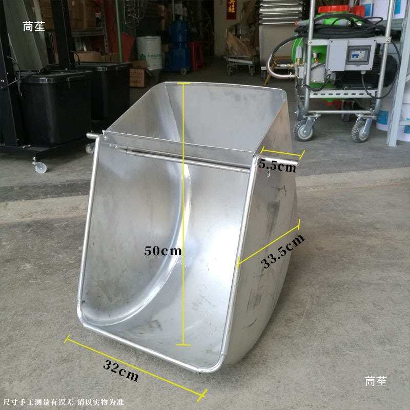 养殖业母猪产床定位栏不锈钢母猪槽喂食槽大猪不锈钢料槽母猪食槽