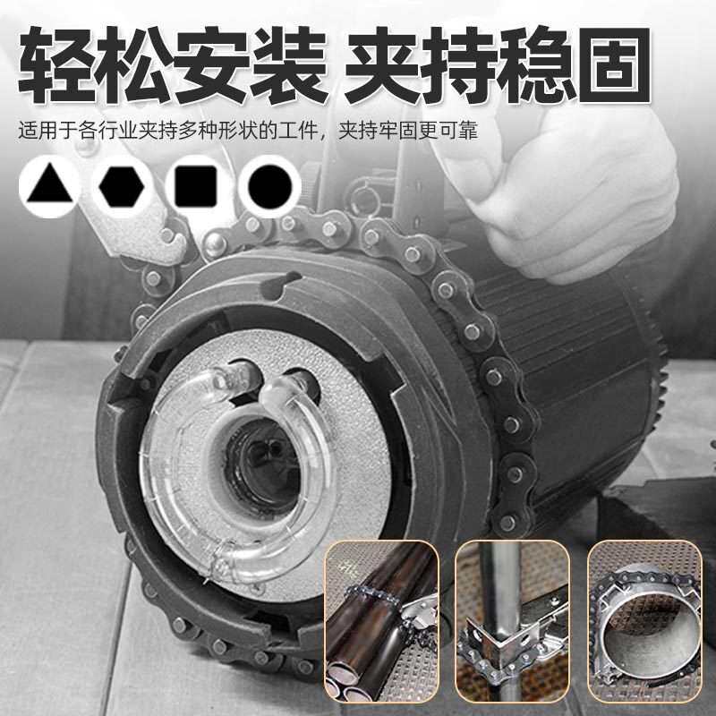 多功能链条大力钳子压力钳固定夹钳工具拆装机滤机油格滤清器扳手