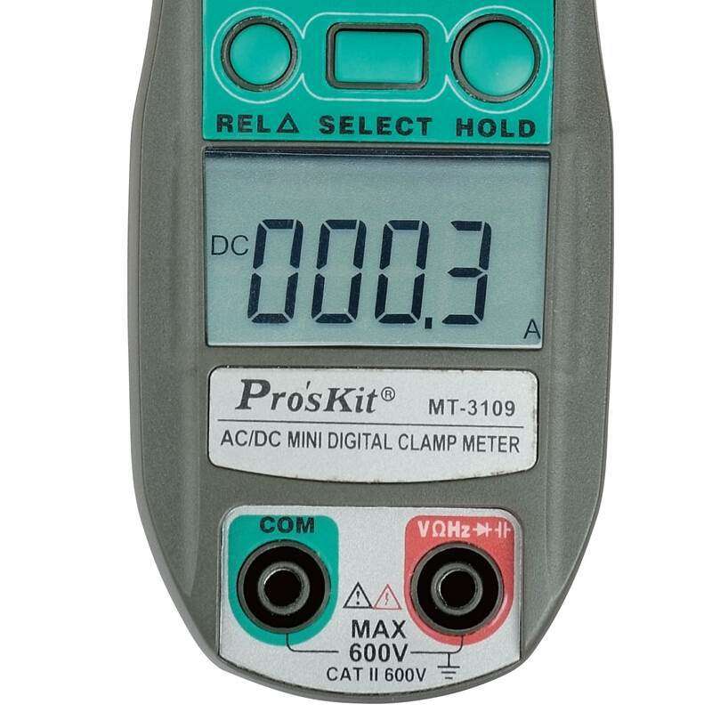 宝工MT-3109-C数位交直流钳表3-3/4数字钳形表钳形万用表数显勾表