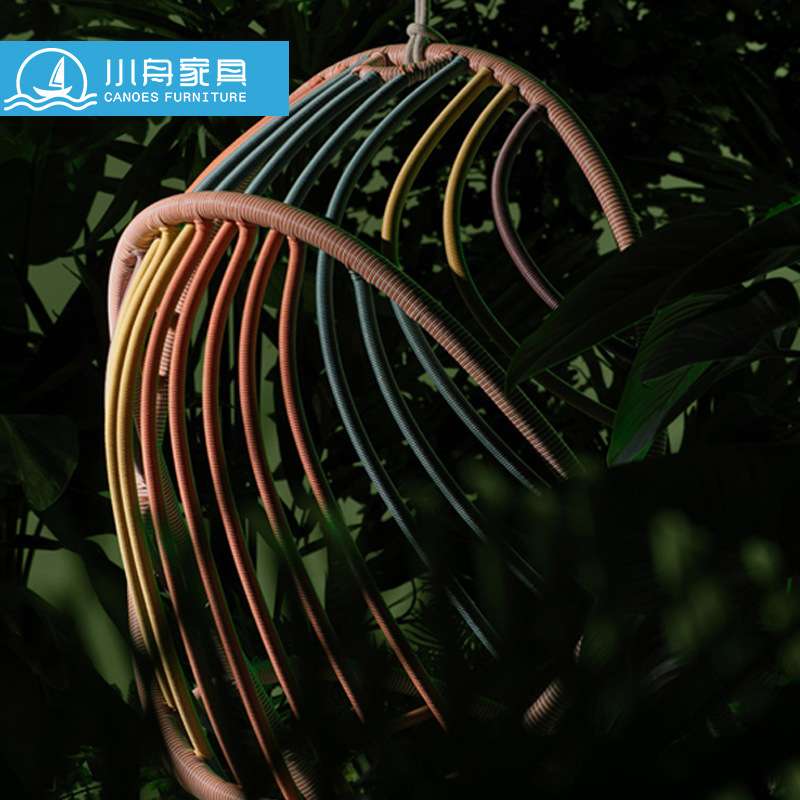 休闲庭院户外吊篮单人秋千网红懒人阳台室内摇椅花园别墅秋千吊椅