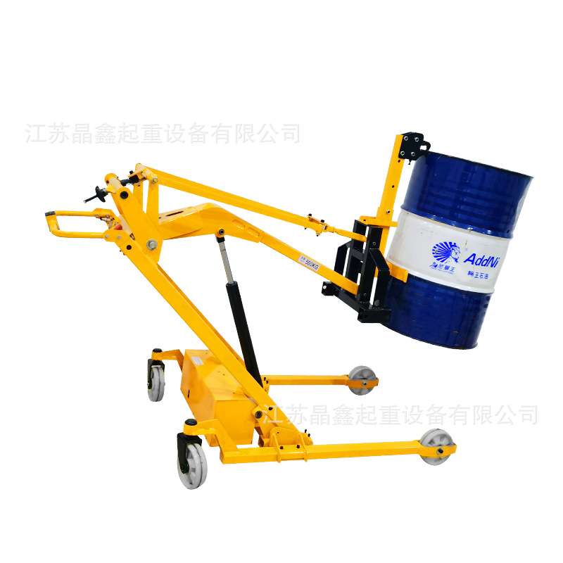 晶鑫叉车半电动升高车曲臂式搬运车载重500kg1.5米走半电动堆高车