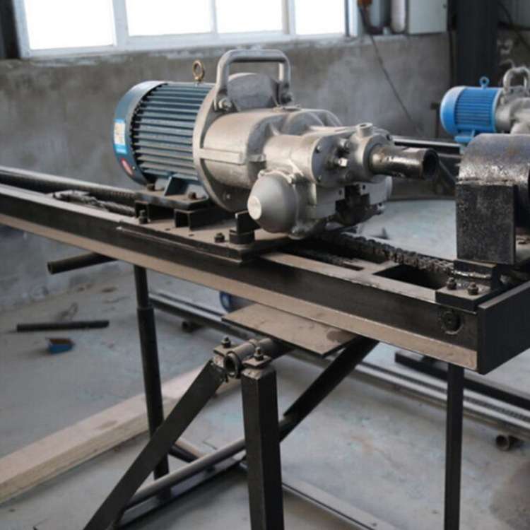 现货矿用防爆型岩石电钻快速钻孔kHYD140岩石钻机5.5kw滑道式钻机