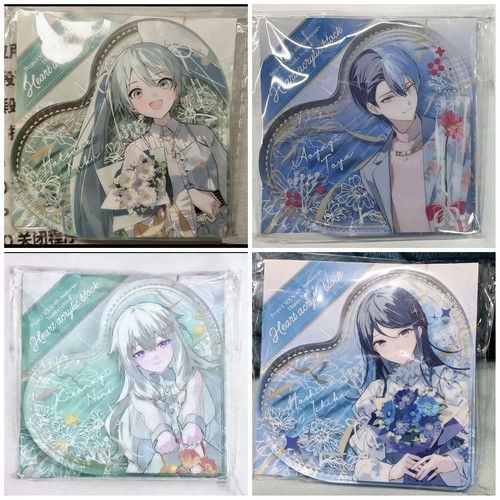 【现货】日谷世界计划pjsk四周年感谢祭心形亚克力砖初音未来周边