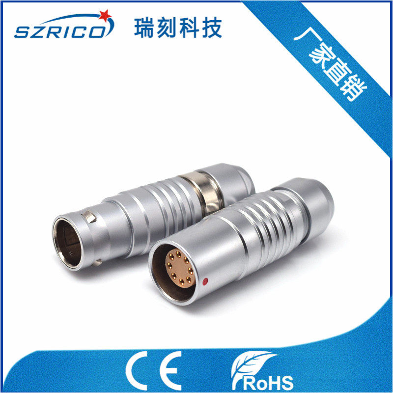 精密螺帽型悬空航空连接器