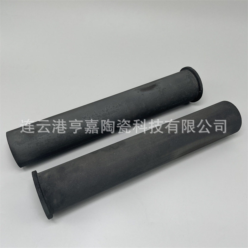 耐 高 温重结晶碳化硅陶瓷管 耐火陶瓷保护管 碳化硅管