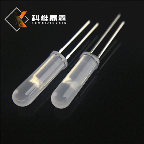 F5圆头雾状高胶体白光LED灯珠