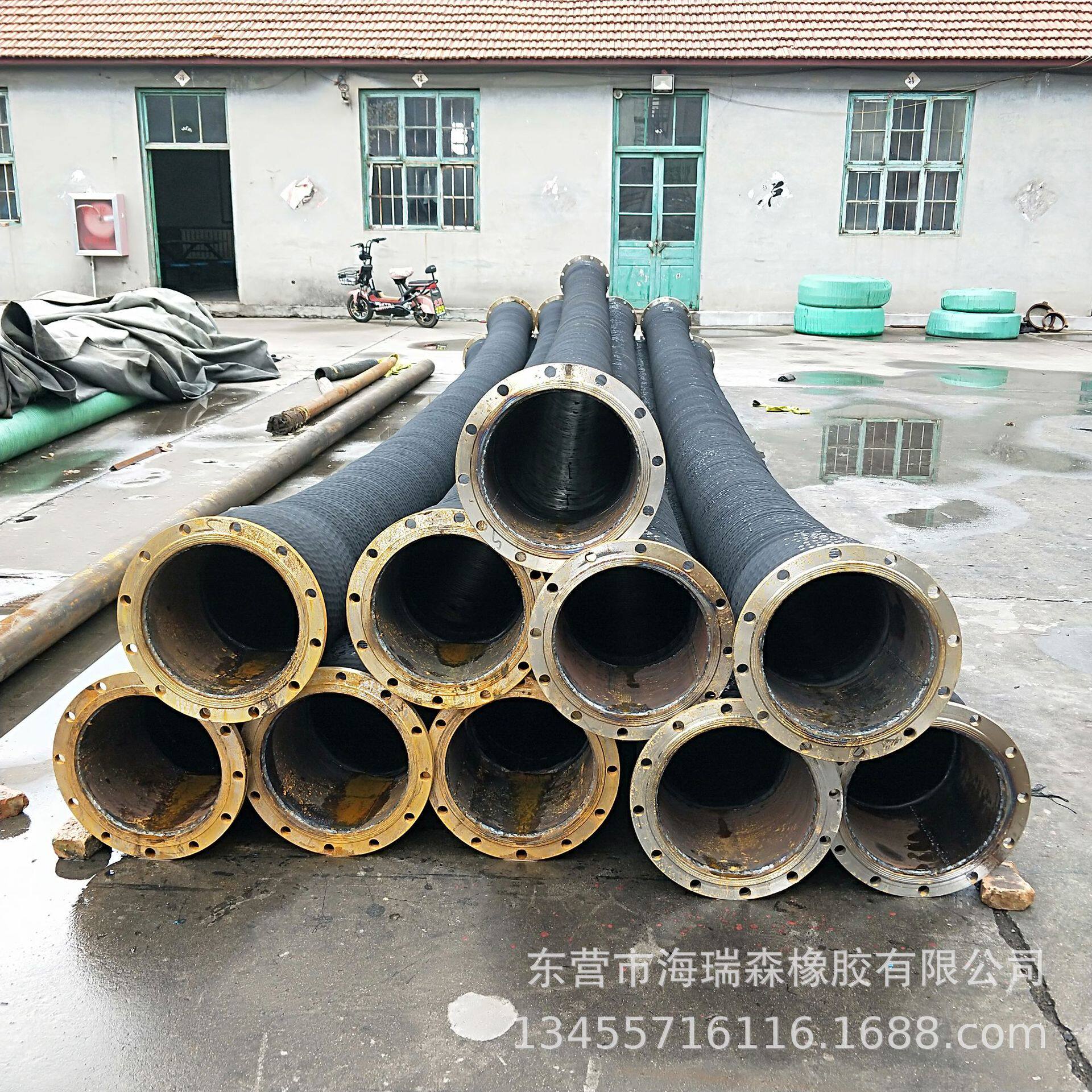 耐磨大口径钢丝橡胶管陶金挖沙耐磨高强度钢丝橡胶软管淘金矿胶管