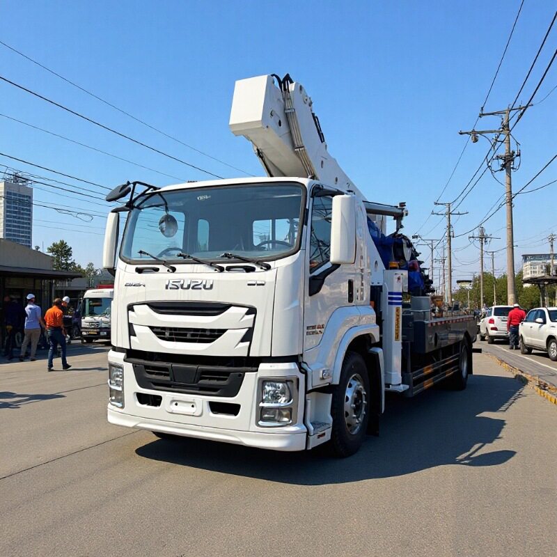 【程力集团】厂家直销 出口 五十铃 45米 高空作业车 柴油动力