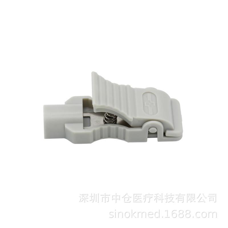 心电图机电极片夹子 心电图机导联线 3.0直插针转换头配件