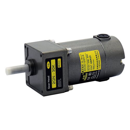 厂家现货30W直流齿轮减速电机 12V-220V单相可调速变速马达
