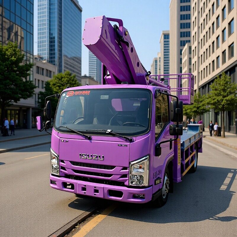【程力集团】出口厂家直销豪沃30米伸缩臂作业车 户外升降平台