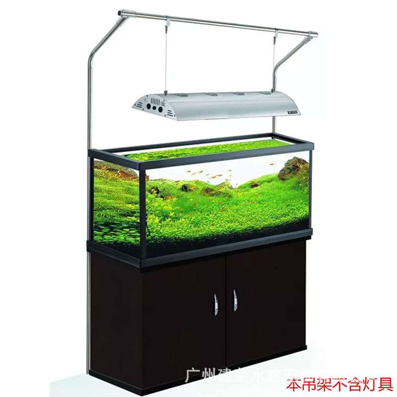 水族箱卤素灯吊架 鱼缸金卤灯不锈钢灯架 60 90 100 120CM