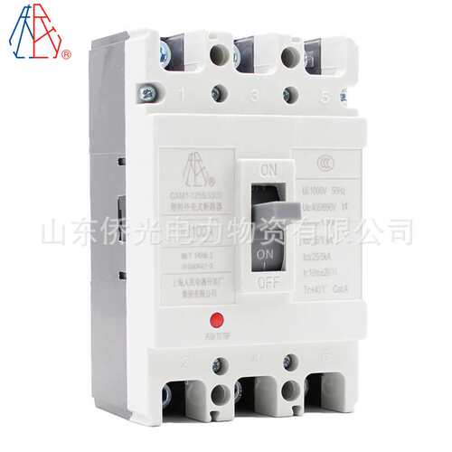 上海人民电器开关厂CXM1-125S/3300 63A100A125A塑壳断路器开关