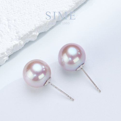 【宝藏珠宝】S925银淡水珍珠曼塔耳钉12-13mm