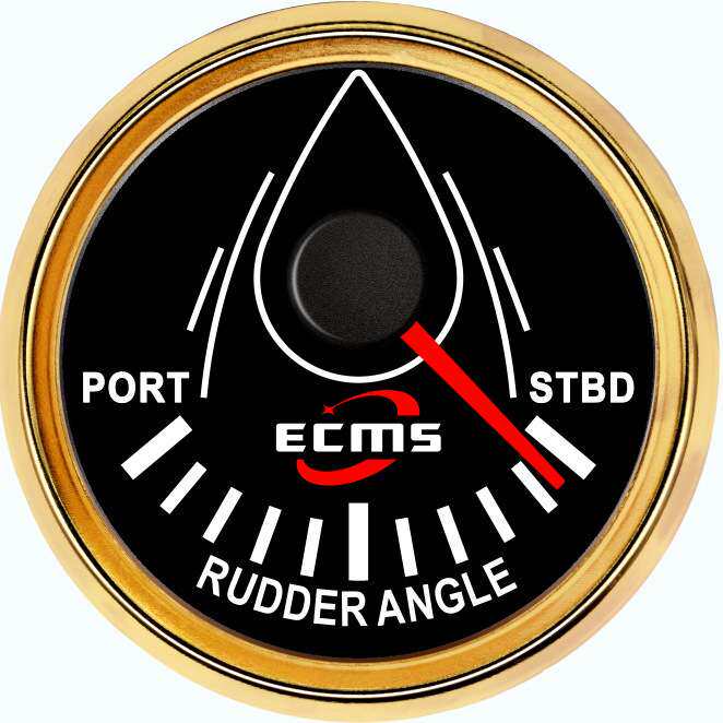 ECPΦ52mm游艇游轮豪艇渔船舶船用配件表舵角仪指示器舵角表