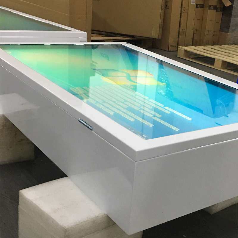 32/43/55/65寸透明液晶屏展示柜 透明厨窗广告机OLED显示器厂家