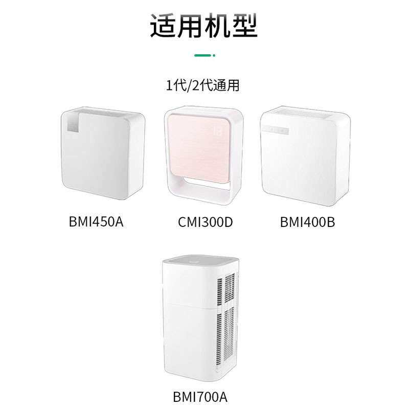 豹米空气净化器 老款1代2代通用滤芯 H14级HEPA滤网 CMI300A机型