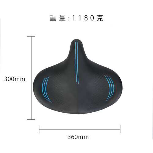 8029-3新品坐垫山地运动自行车鞍座加宽加厚舒适座垫单车骑行配件