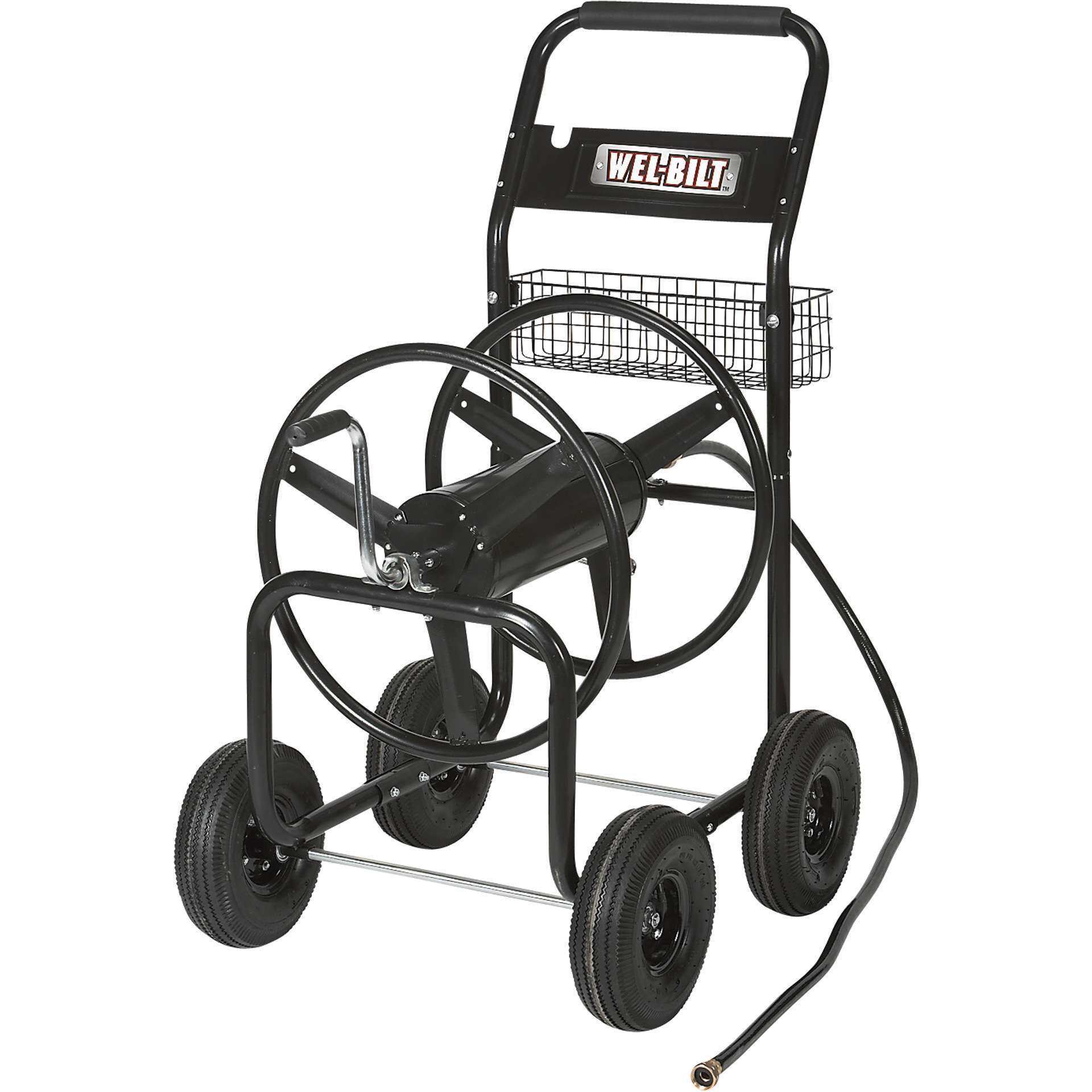 小型水管花园车 家用洗车浇花工具车 家用可移动园林水管绕管器
