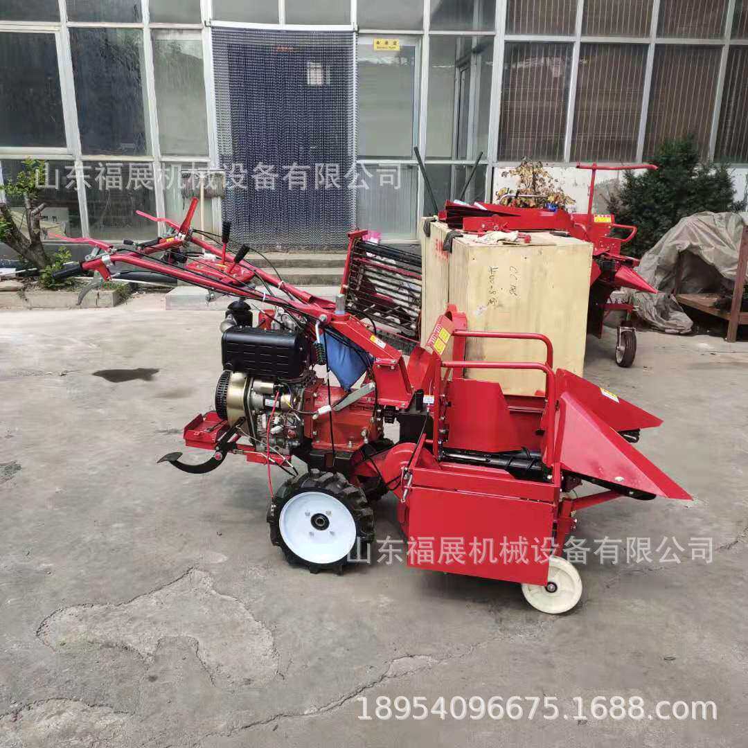 玉米收获去皮一体机 自走座驾式收玉米机器 家用小型玉米收获机器