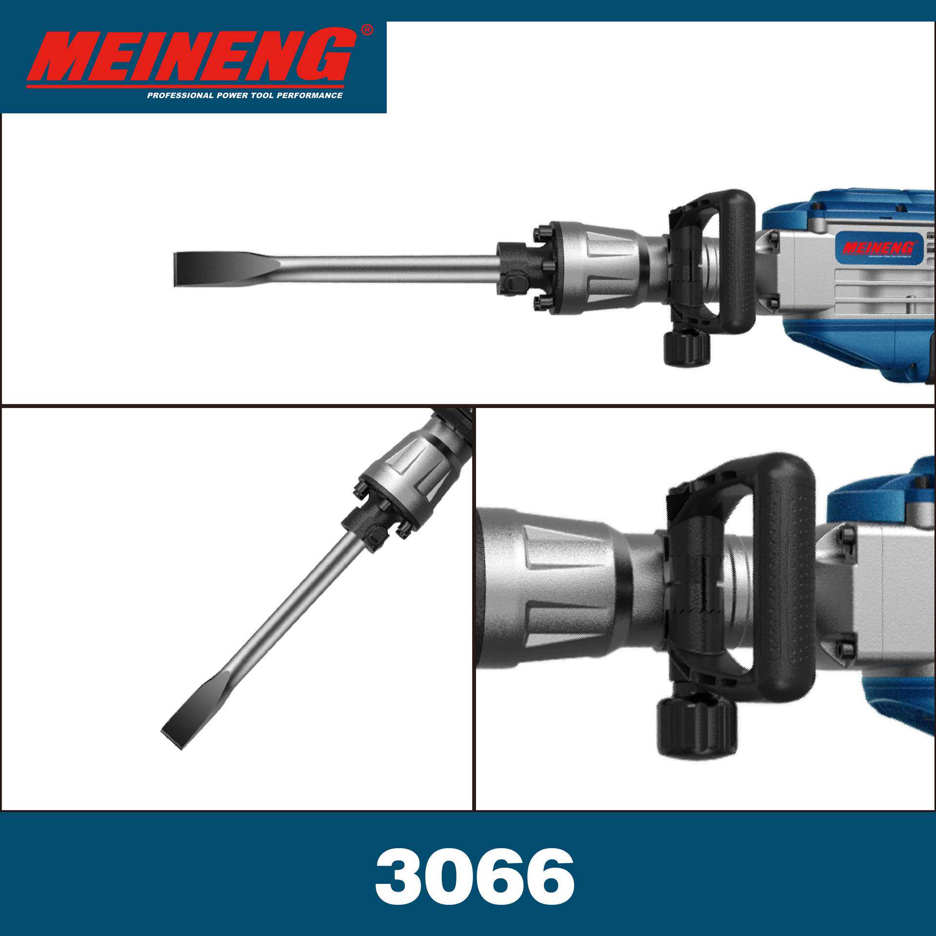 220V 3066 电镐工业级插电款大功率多功能重型混凝土电镐冲击工具