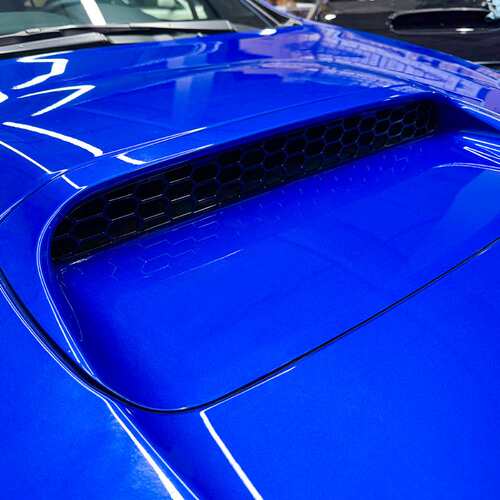 适用斯巴鲁WRX STI VA 2014-2021机盖引擎盖出风口防尘罩车贴改装