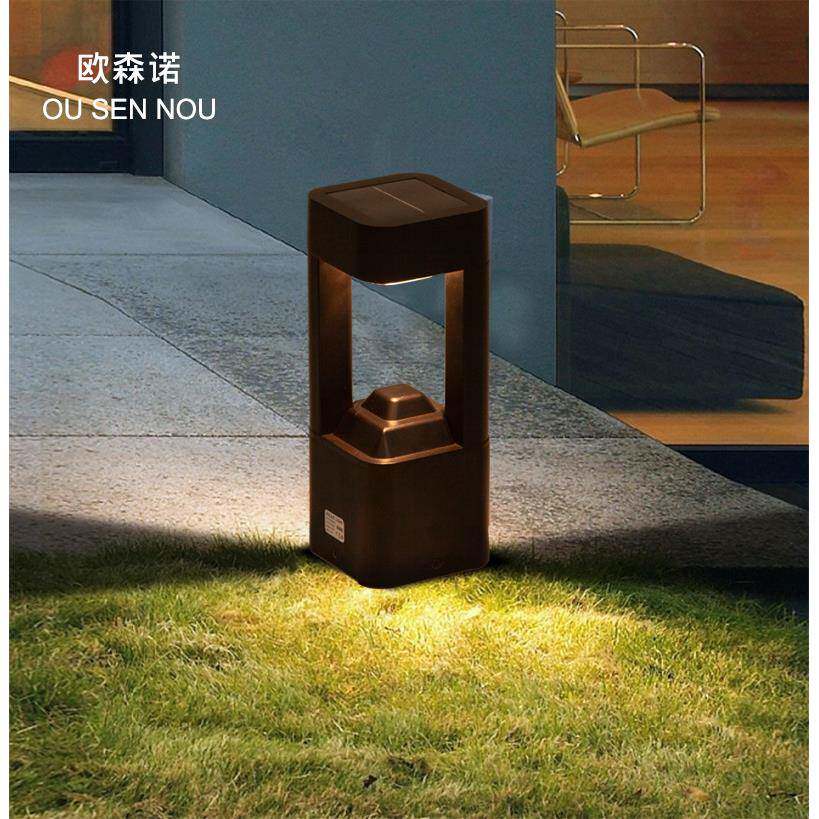 全铝材现代新款太阳能LED草坪灯户外简约亮化景观灯太阳能草地灯