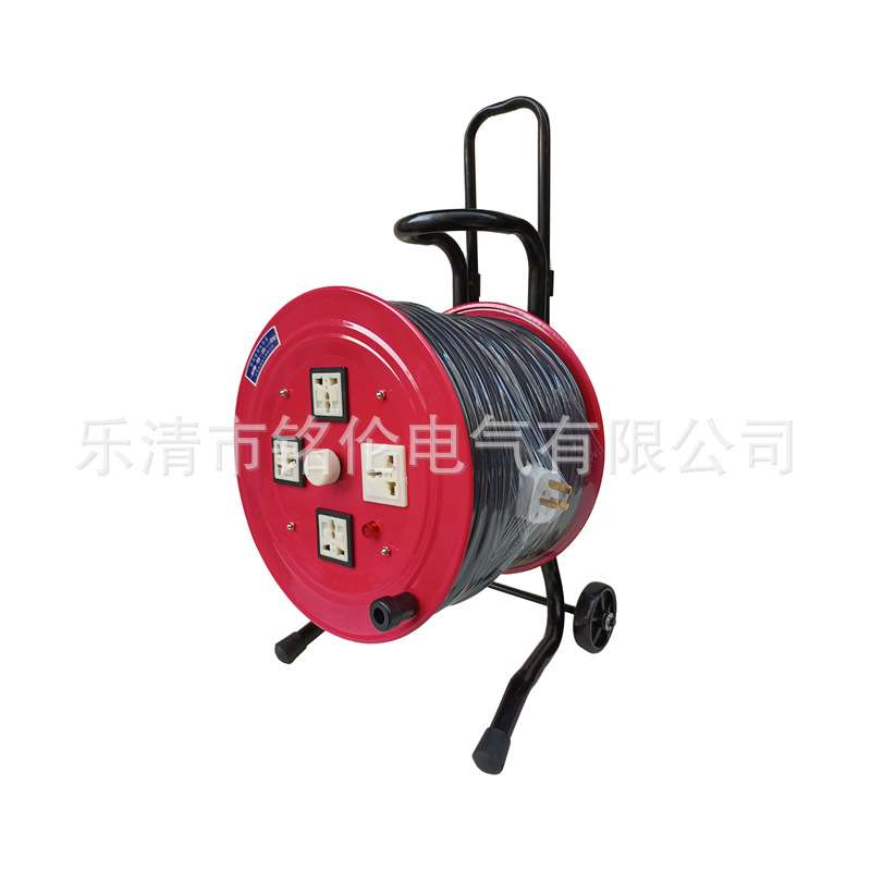 移动线缆盘LBD(YDX)-BX 3*4㎡手提电源卷线盘 220V 拖线盘30米线