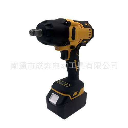 厂家供应无刷大扭力冲击扳手 架子工汽修工扳子套筒风炮工具