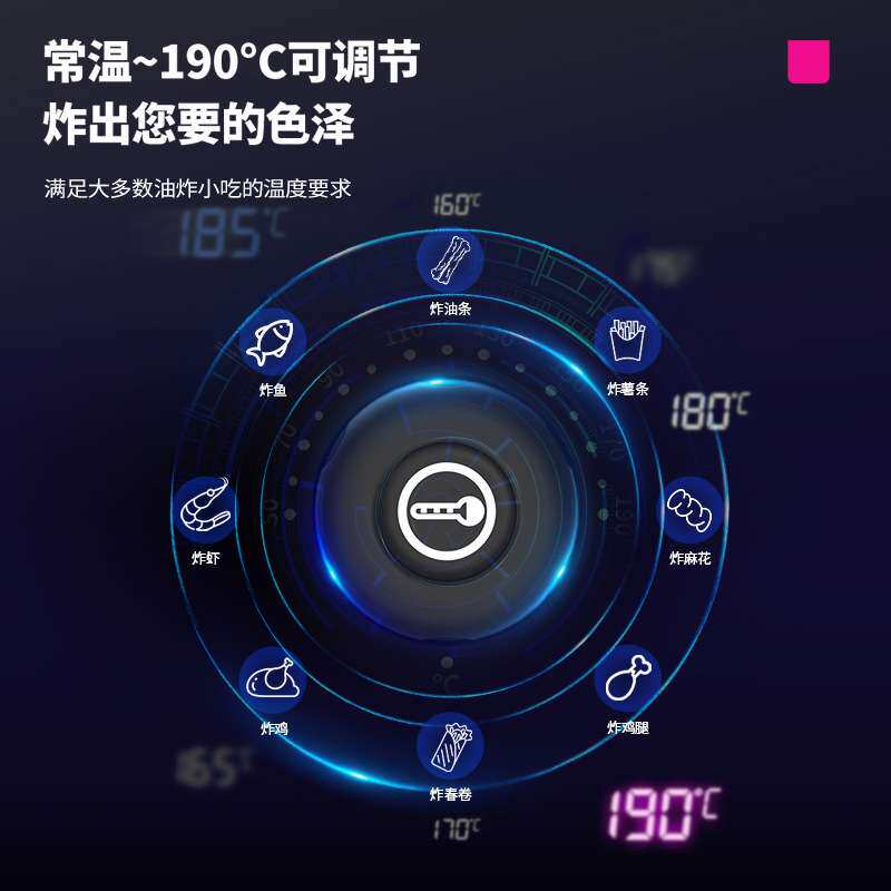 乐创电炸炉单缸商用油炸锅油炸薯塔机炸鸡排薯条加厚双缸油条炸炉