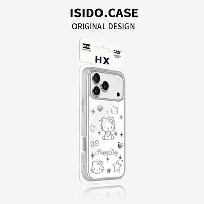 哈喽kitty可爱猫咪磁吸适用苹果18promax手机壳iPhone17pro保护套16P新款15plus玻璃air全包14防摔13卡通12兴
