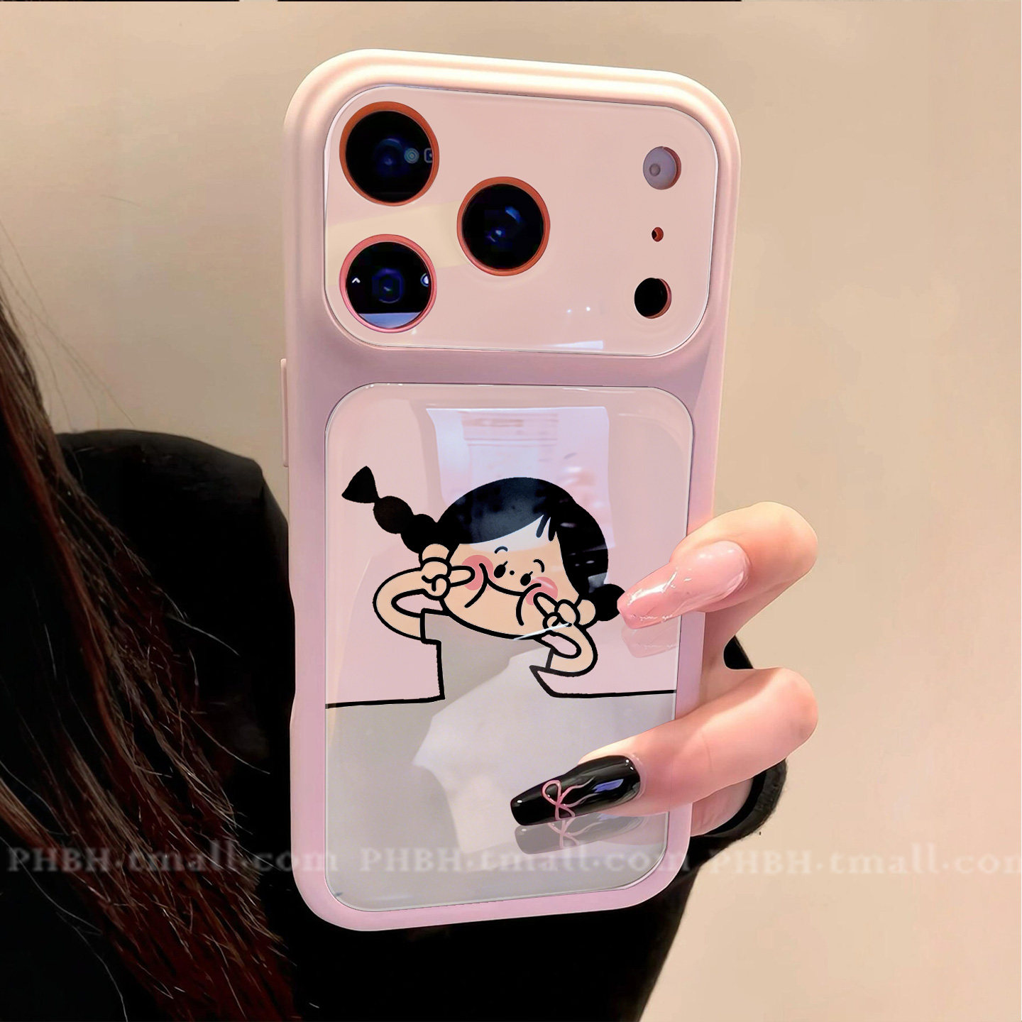 秒变18适用苹果17promax手机壳iPhone16pro可爱女孩15plus新款14简约个性13小众air保护套12镜头全包防摔11兴