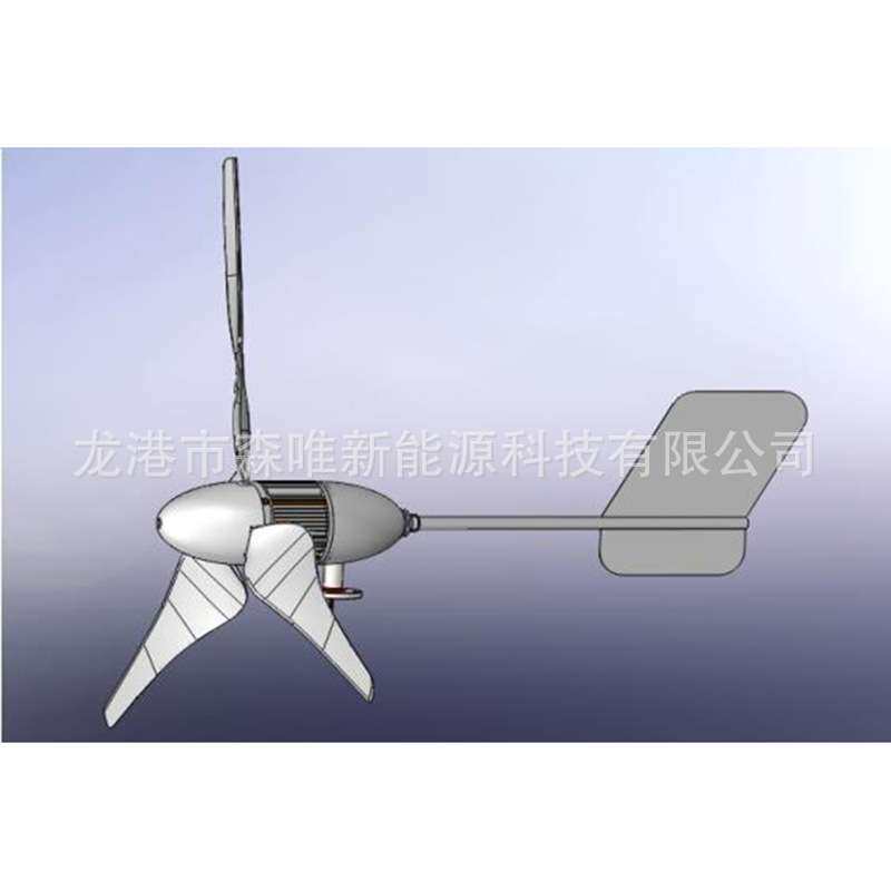 并网系统小型风力发电机2KW风光互补系统2000W离网风力发电机组