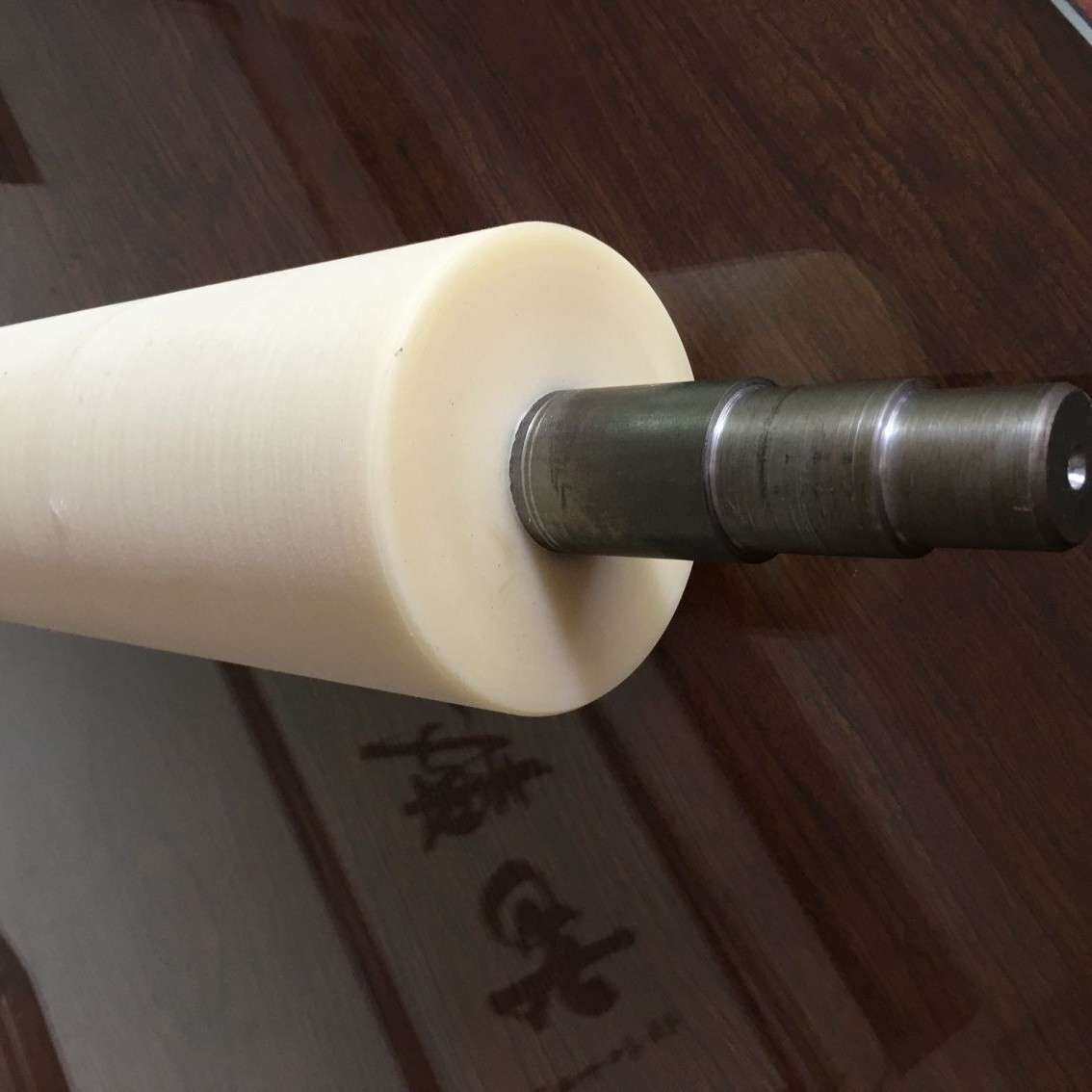尼龙滚筒尼龙棒滚筒轴心304不锈钢 完全可代替不锈钢的尼龙棒滚筒