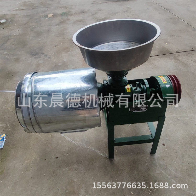 黑豆去皮磨面机电动粮食打糊机三相电278型锥形面粉机