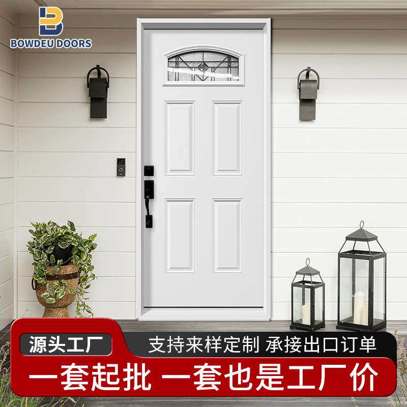 外贸款开门浴室洗手间钢化玻璃门简约现代家用卫生间门蜂巢折叠门