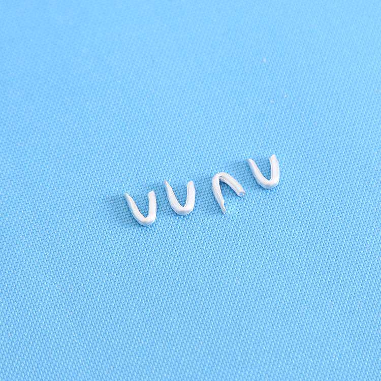 厂家供应铝合金pvc百叶窗帘组装配件 拉绳固定配件V型铝夹扣夹子