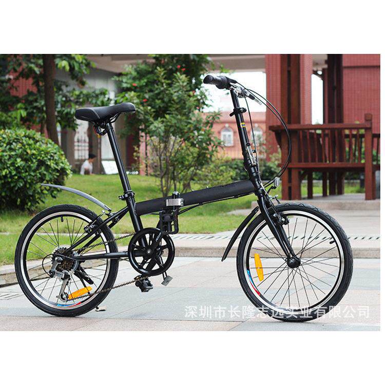 厂家供应变速折叠自行车 20寸 可加logo 4S店供应 直管折叠自行车