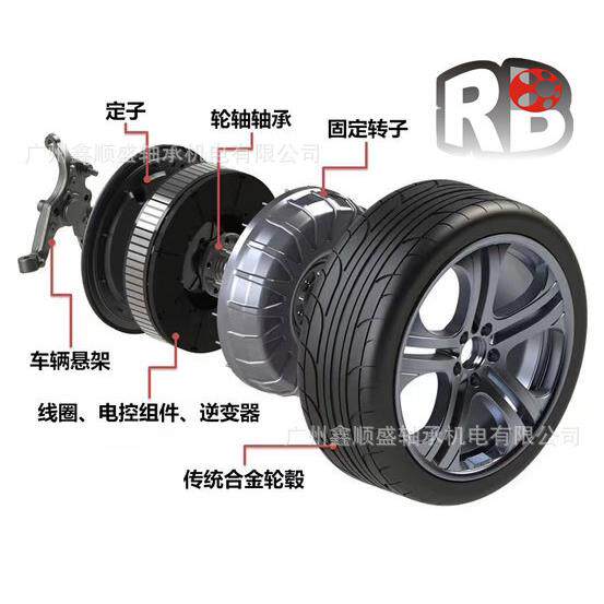 汽车轴承 新大切诺基 后轮毂单元 68155868AB, HA590599