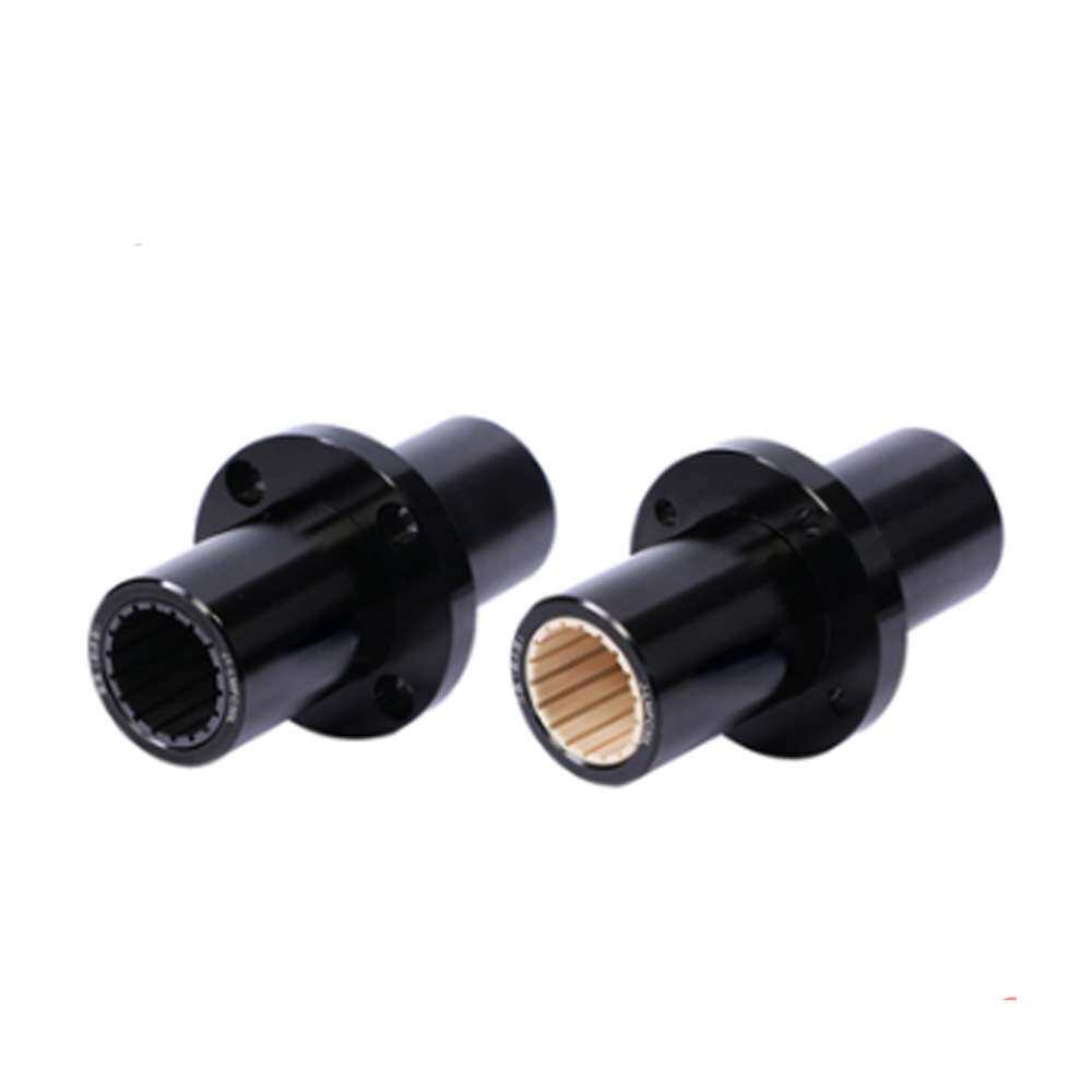 中间圆法兰直线轴承工程塑料轴套加长型J-LMFM35L LIN-02RFM-35