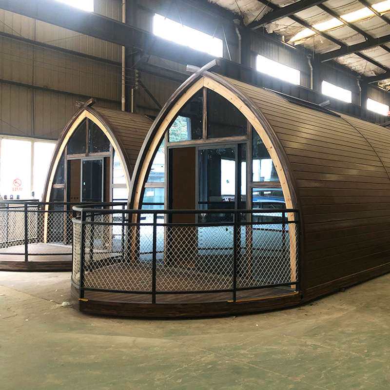 木屋组合木房子户外移动民宿厂家大型防腐木别墅装配式小屋成品房