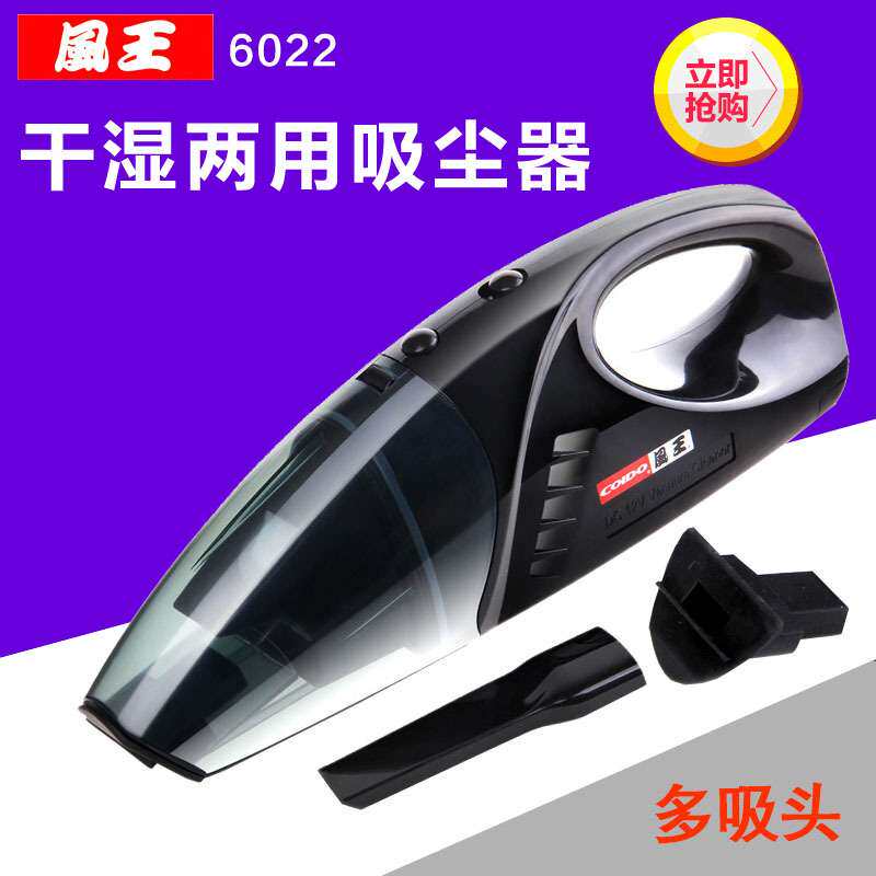 风王车用吸尘器6132干湿两用车载吸尘器大功率手持便携汽车吸尘器
